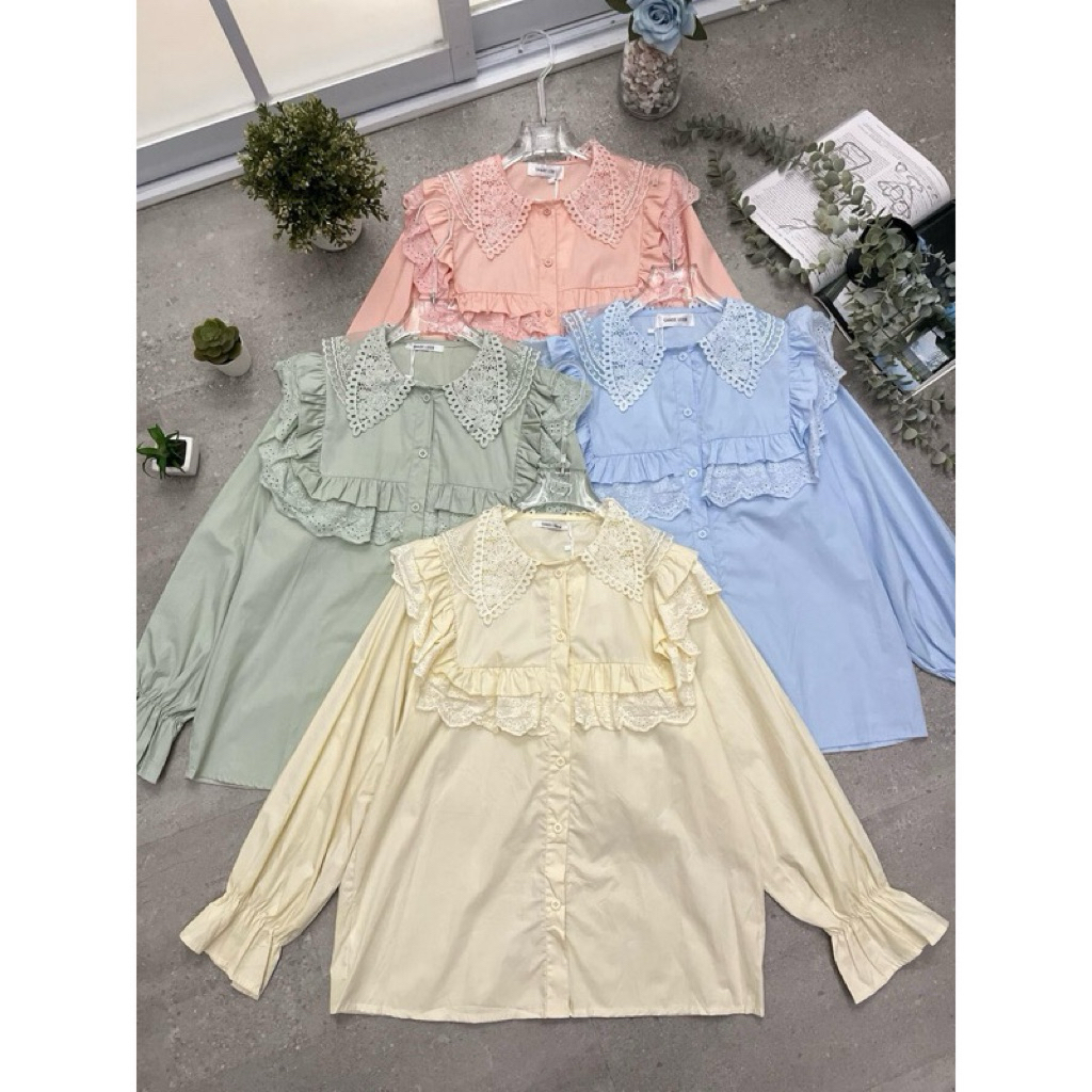 Blouse Katun BKK Youja - Sage (cakep pwol ga boong)