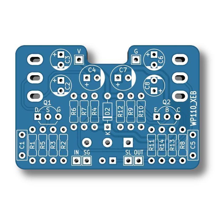 PCB Efek Booster | WP110_XEB based on Xotic EP Booster