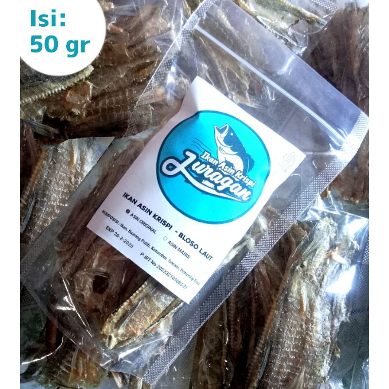 

Ikan Krispi kemasan sampel 50gr