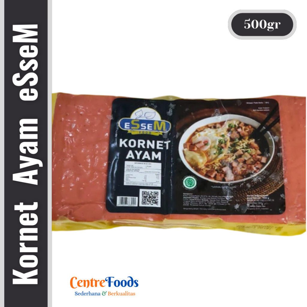 

Kornet Ayam - Chicken Corned ESSEM | 500gr [ Harga Per BKS ]