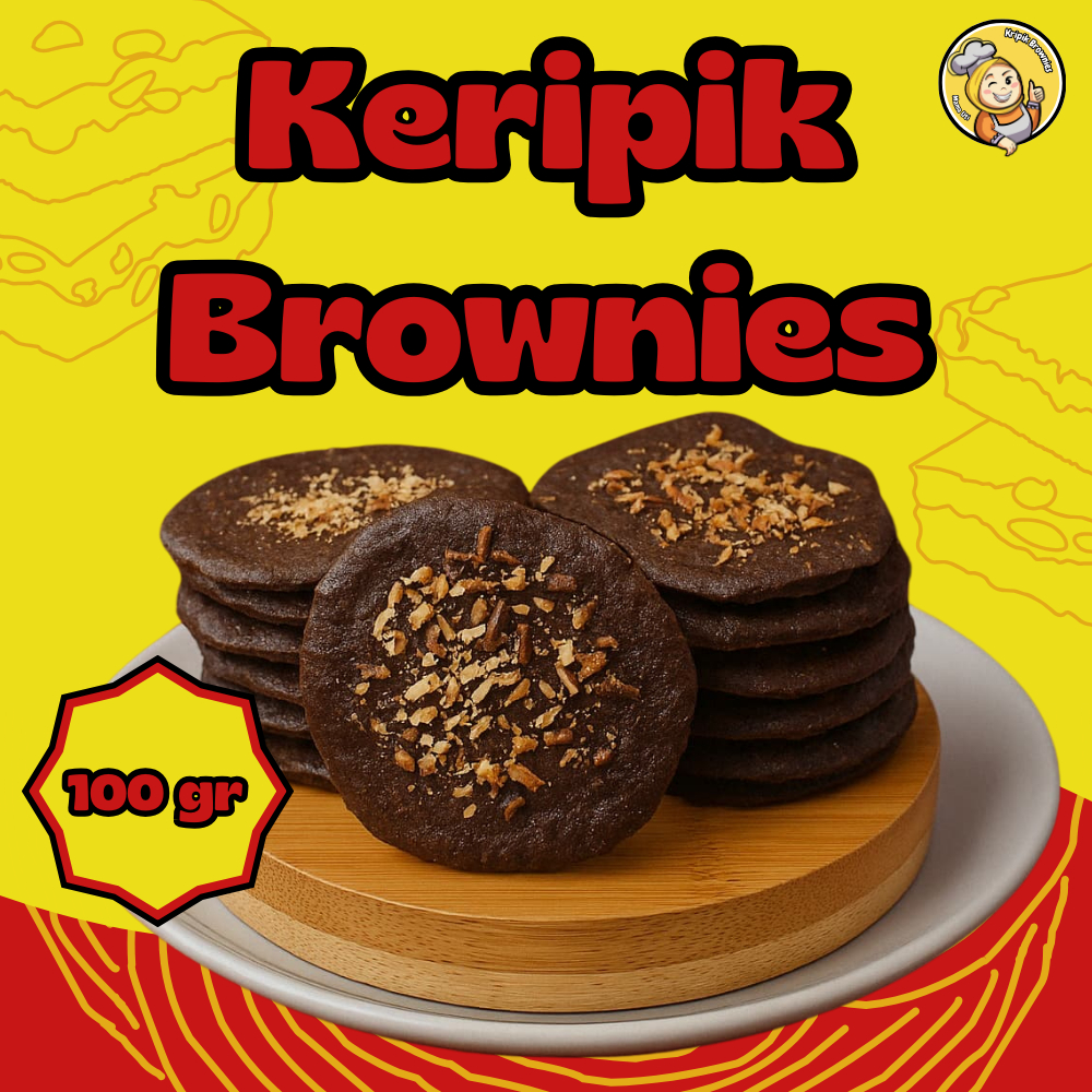 

Keripik Brownies Crispy Mama Uty / Brownis Krispi 100gr / Keripik Bronies / Brownies Renyah / Kripik Brownies Krispy 100gram