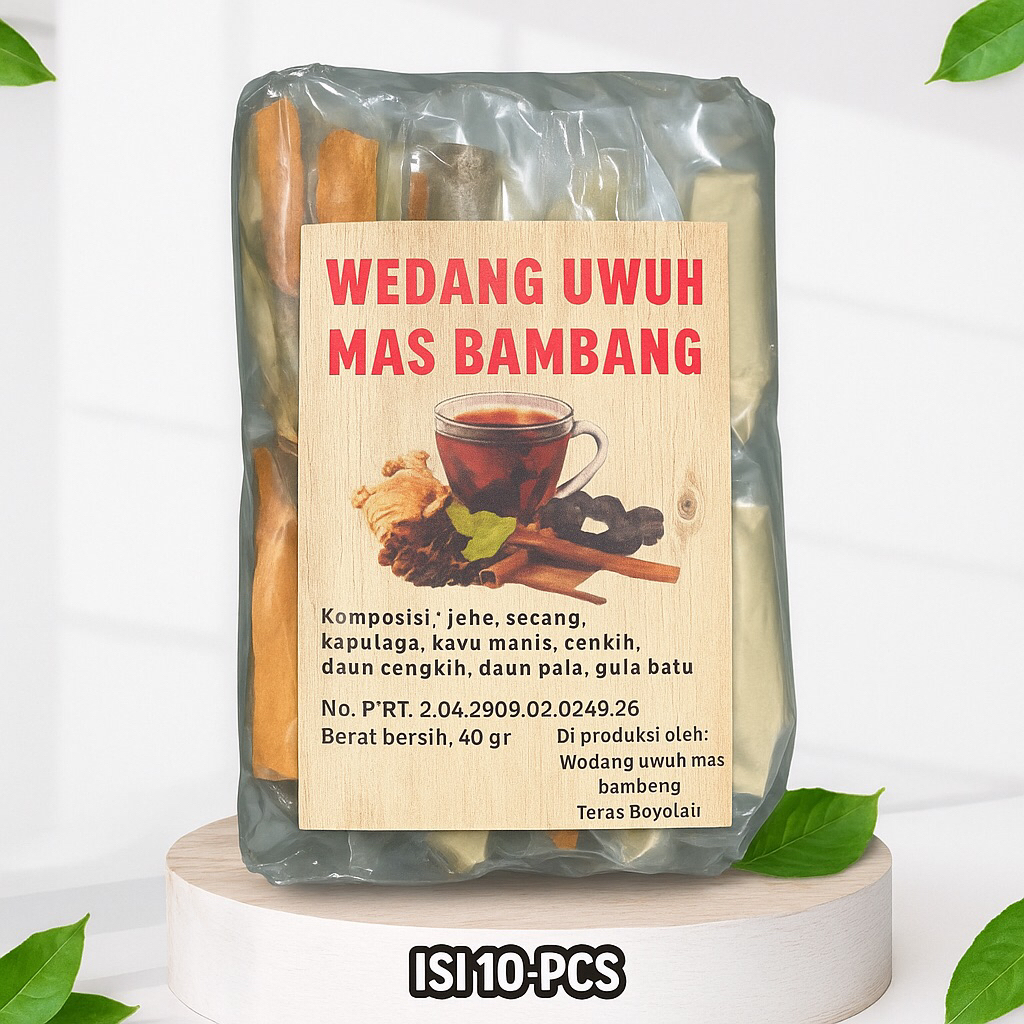 

Wedang Uwuh Isi 10 Mas Bambang Ekonomis