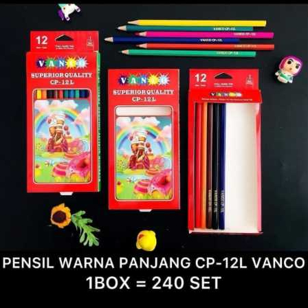 

PENSIL 12 WARNA PANJANG CP-12L VANCO