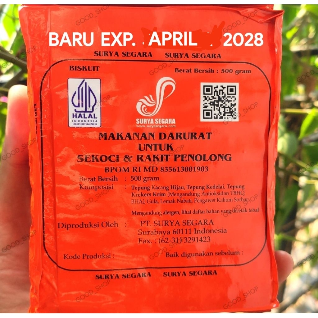 

TERBARU! Exp. 01 2028 Ransum | Makanan Darurat/Emergency Food Ration | Survival Food | Camping | Outdoor