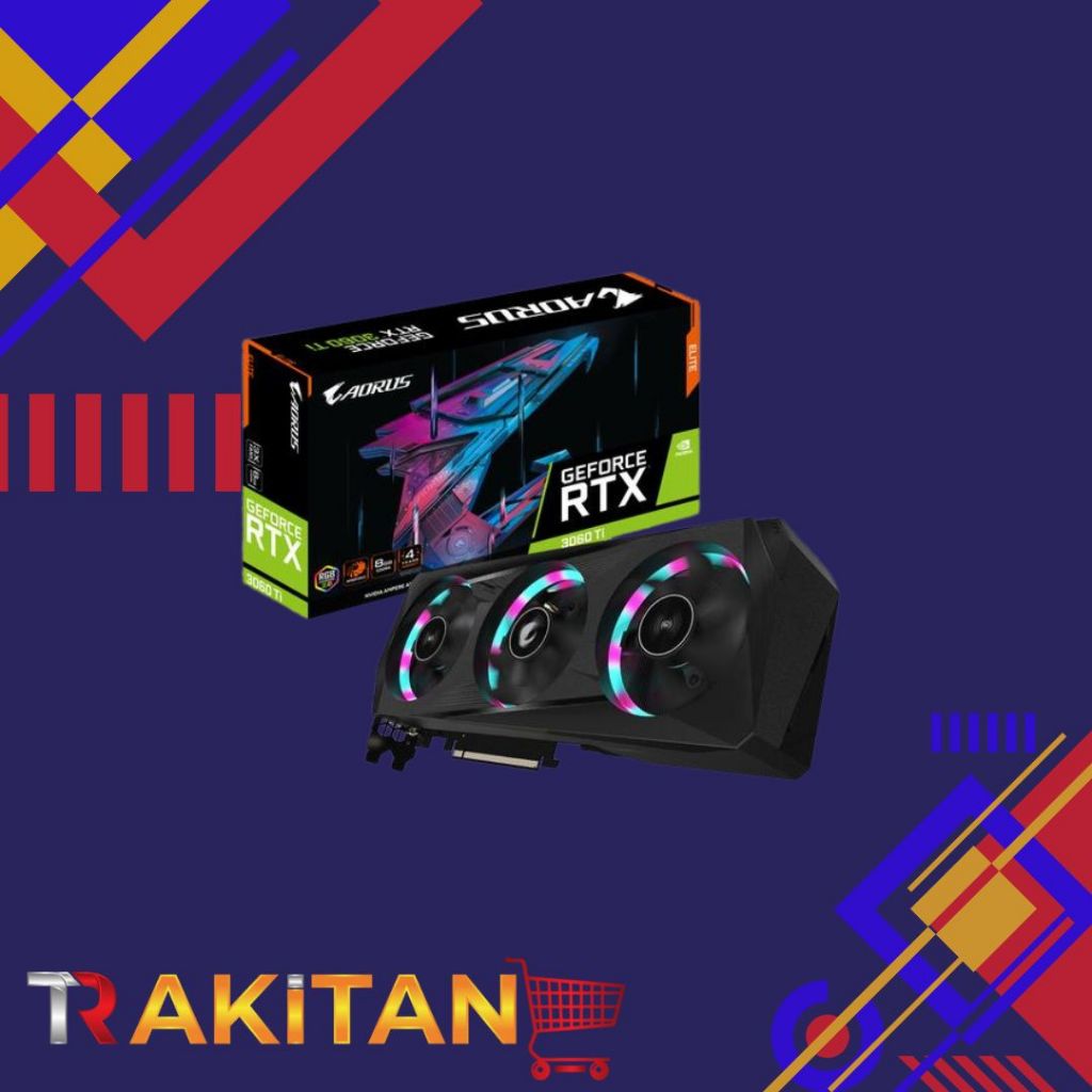 Vga Gigabyte Aorus Geforce RTX 3060Ti Elite 8Gb Nego