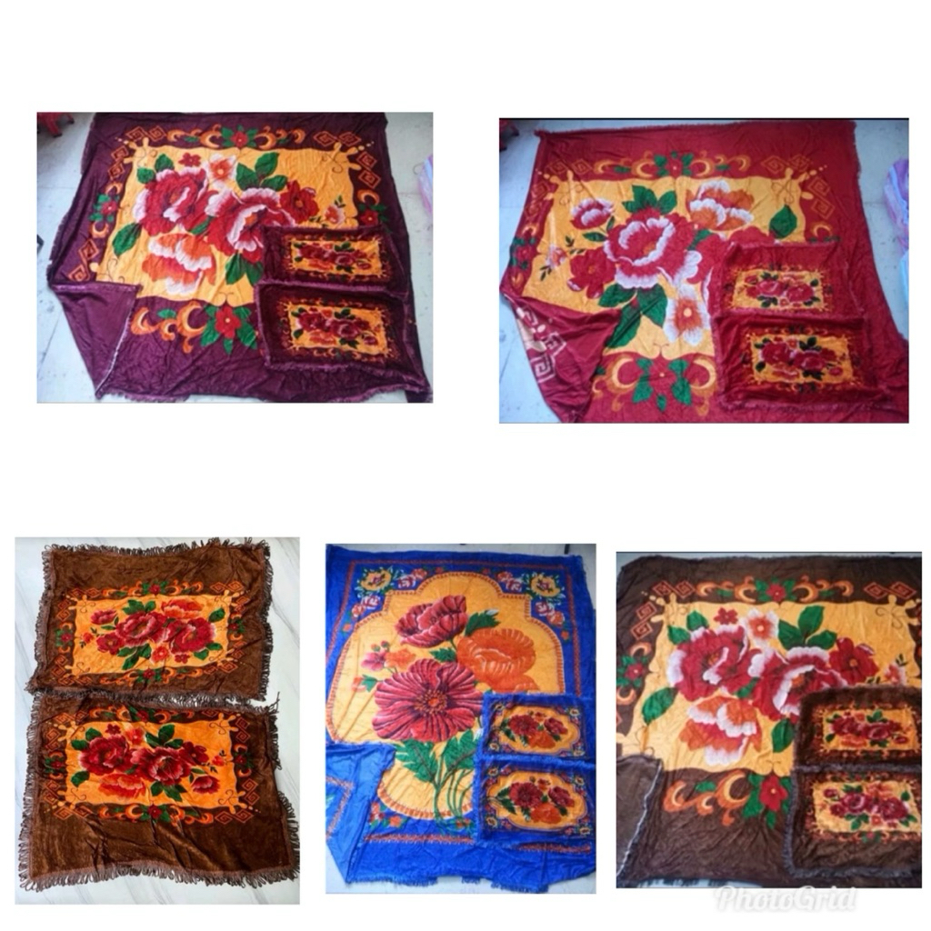 Sprei india / Sprei jadul / penutup ranjang 2 sarung bantal / sprei / selimut