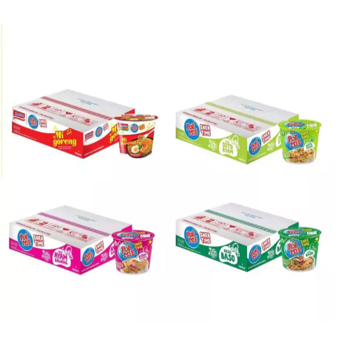 

Indofood Pop Mie Snek All Varian isi 3 Cup 38gr