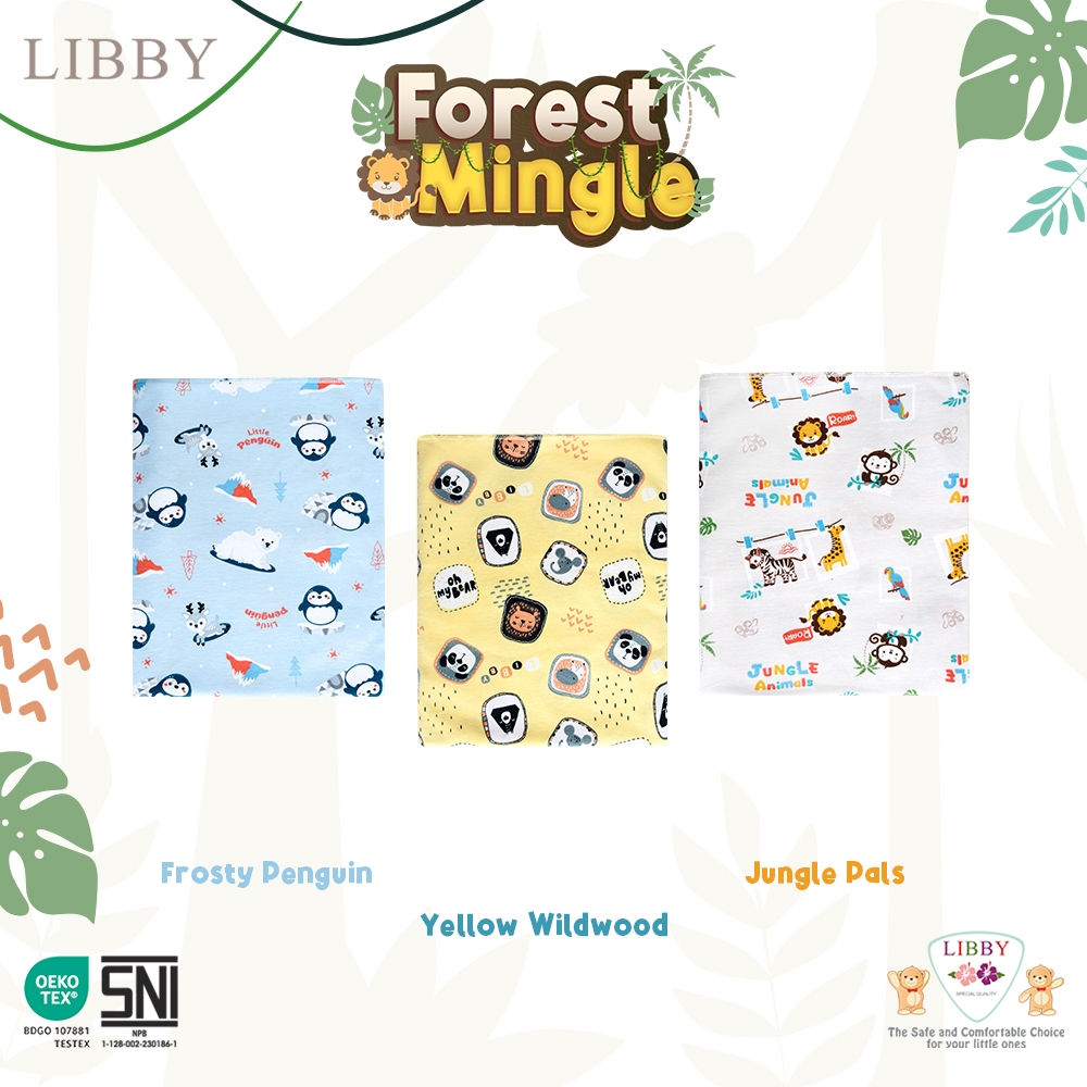 Berkualitas Bedong Libby - Libby Baby Bedong Bayi Motif 1 Pc/Bedong Bayi Libby Motif Fairy Wish /