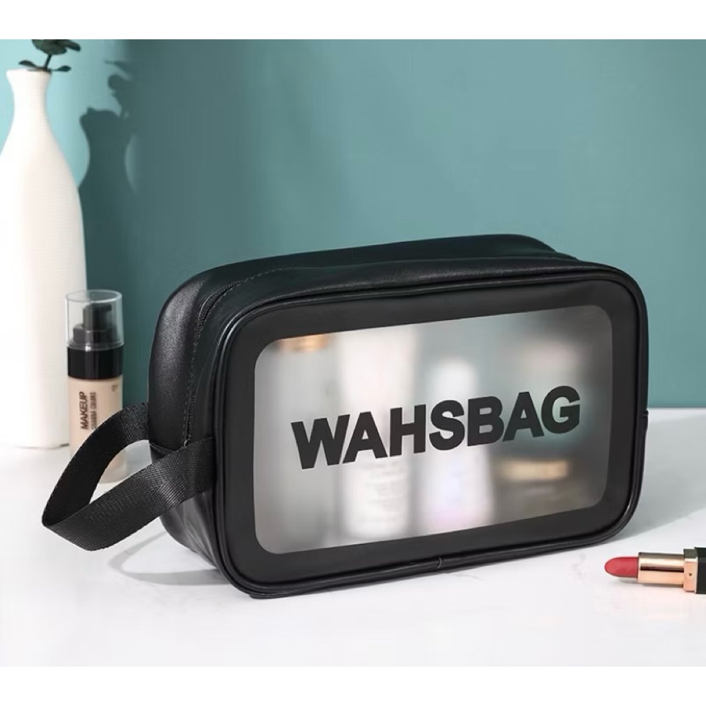 Washbag travel waterproof/washback anti air/pouch make up anti air