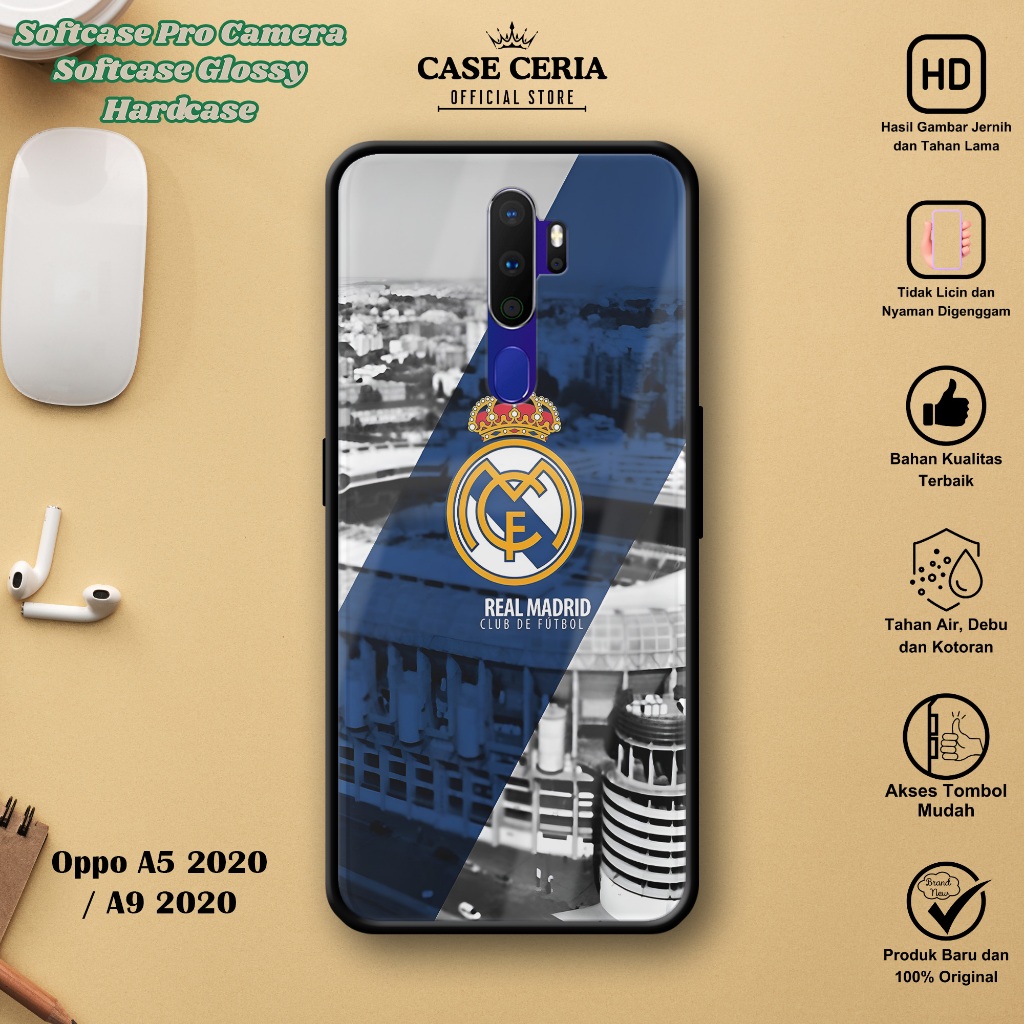 Case For Oppo A5 2020 / A9 2020 - Casing HP Club Bola– Softcase Pro Camera – Hardcase – Silikon Case