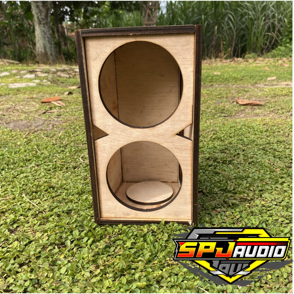 Box Speaker Line Array 4 In Doble Miniatur Sound System SPJ AUDIO