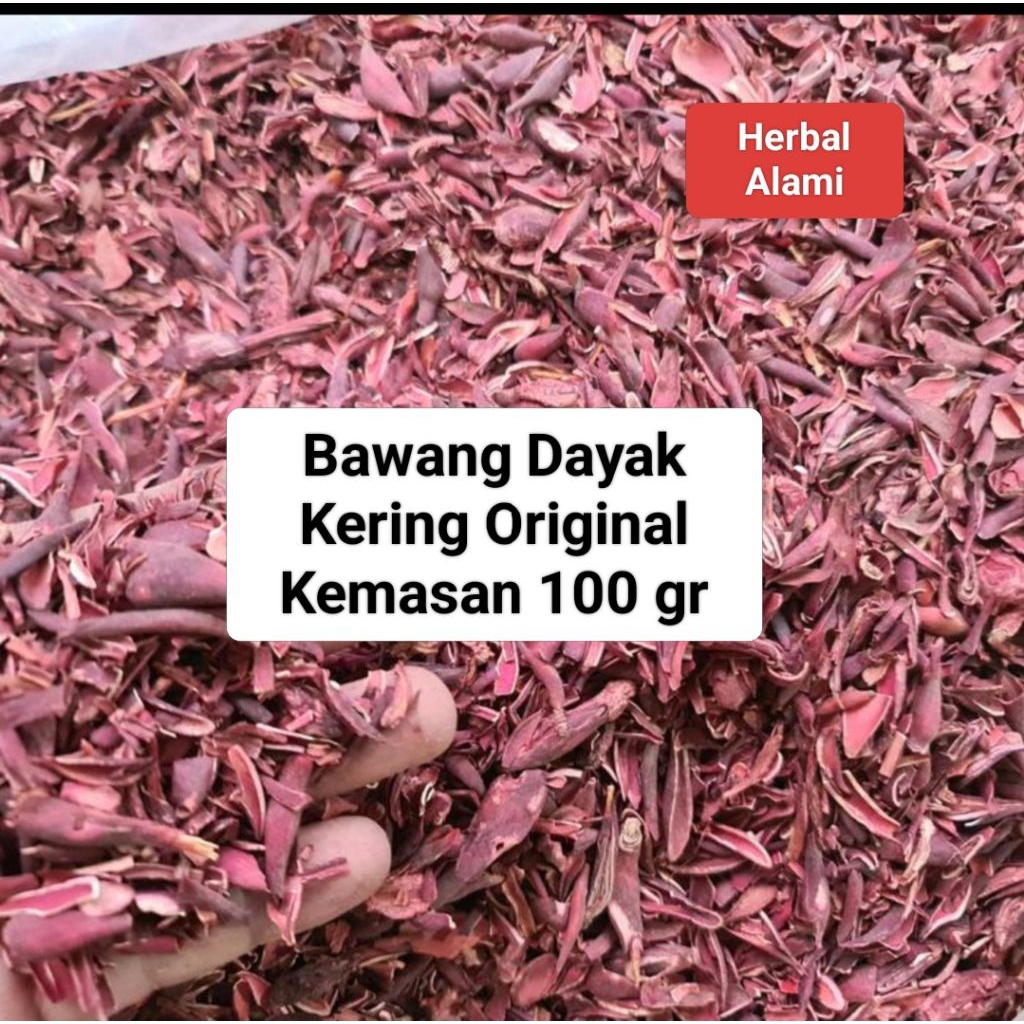 

Bawang Dayak Kering Asli 100% kemasan 100 gr