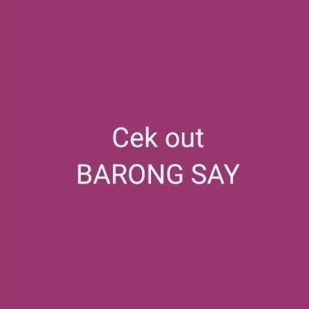 toples cupang barong say