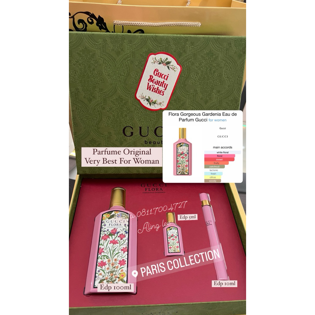 parfume Gucci Gorgeous set Original