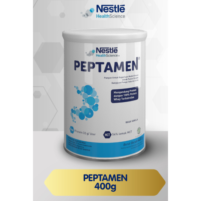 

Nestle Health Science Peptamen Dewasa Rasa Vanilla 400 gr