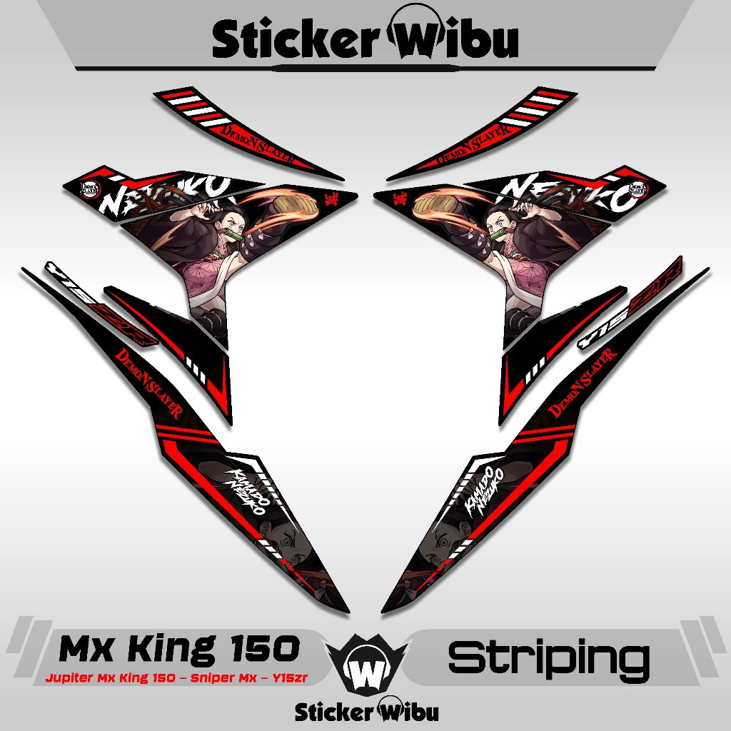 STRIPING MX KING 150 / 5 / STIKER MX KING / VARIASI / EXCITER 150 / MX KING / ORI / JUPITER MX KING