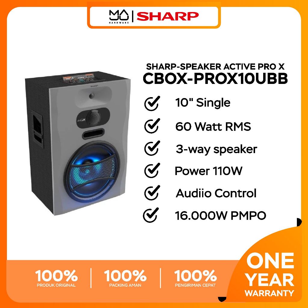 Sharp Speaker Active Pro-X CBOX-PROX10UBB