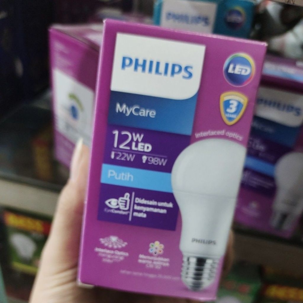 lampu Philips LED 12watt lampu my care Philips