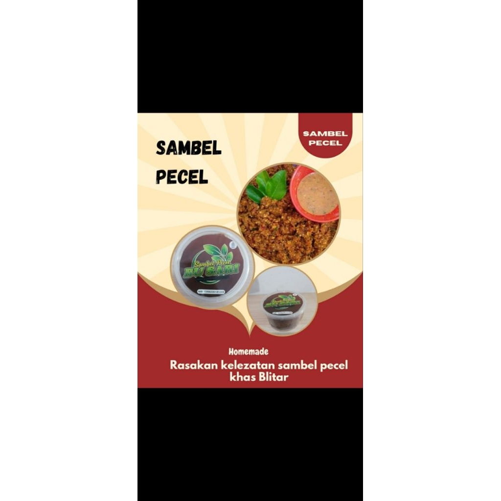 

Sambel/Bumbu Pecel Khas Blitar berat 1/4 kg