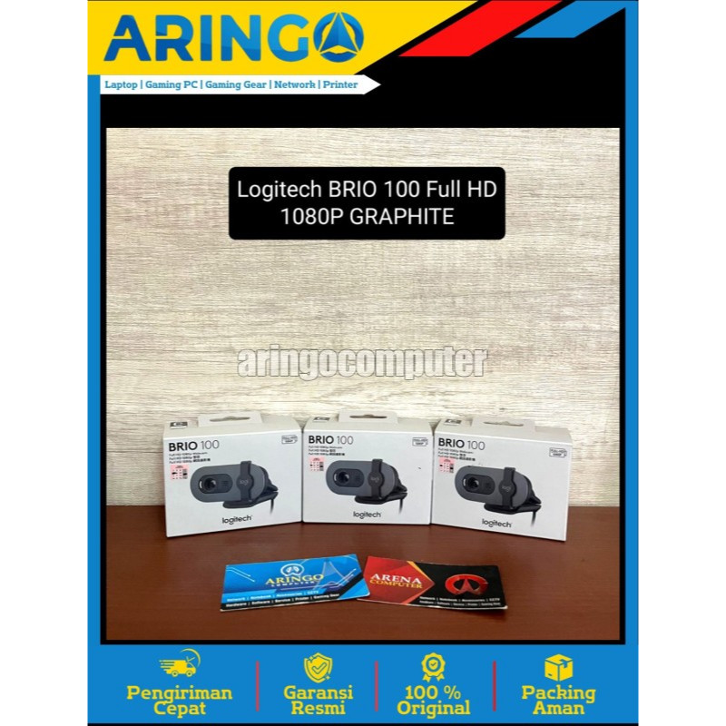 Webcam Logitech BRIO 100 Full HD 1080P GRAPHITE