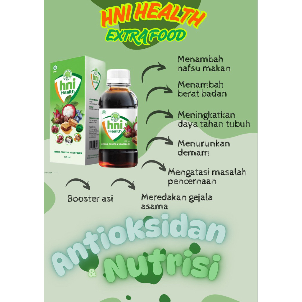 

EXTRAFOOD MADU HNI HPAI HNI HEALTH 250g Original | Madu Buah dan Sayur Sehat | memelihara kesehatan tubuh
