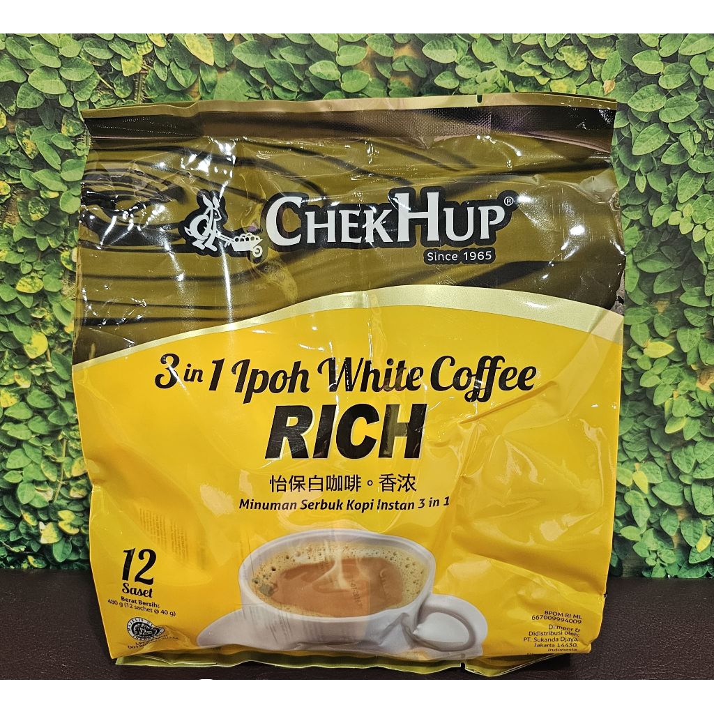 

ChekHup 3in1 Ipoh White Coffee RICH 12 Saset