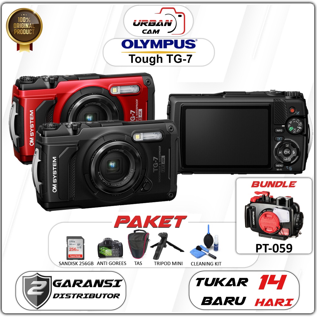 OLYMPUS OM SYSTEM Tough TG-7 Digital Camera / OLYMPUS TOUGH TG-7 / OLYMPUS TOUGH TG7 / OLYMPUS TG 7