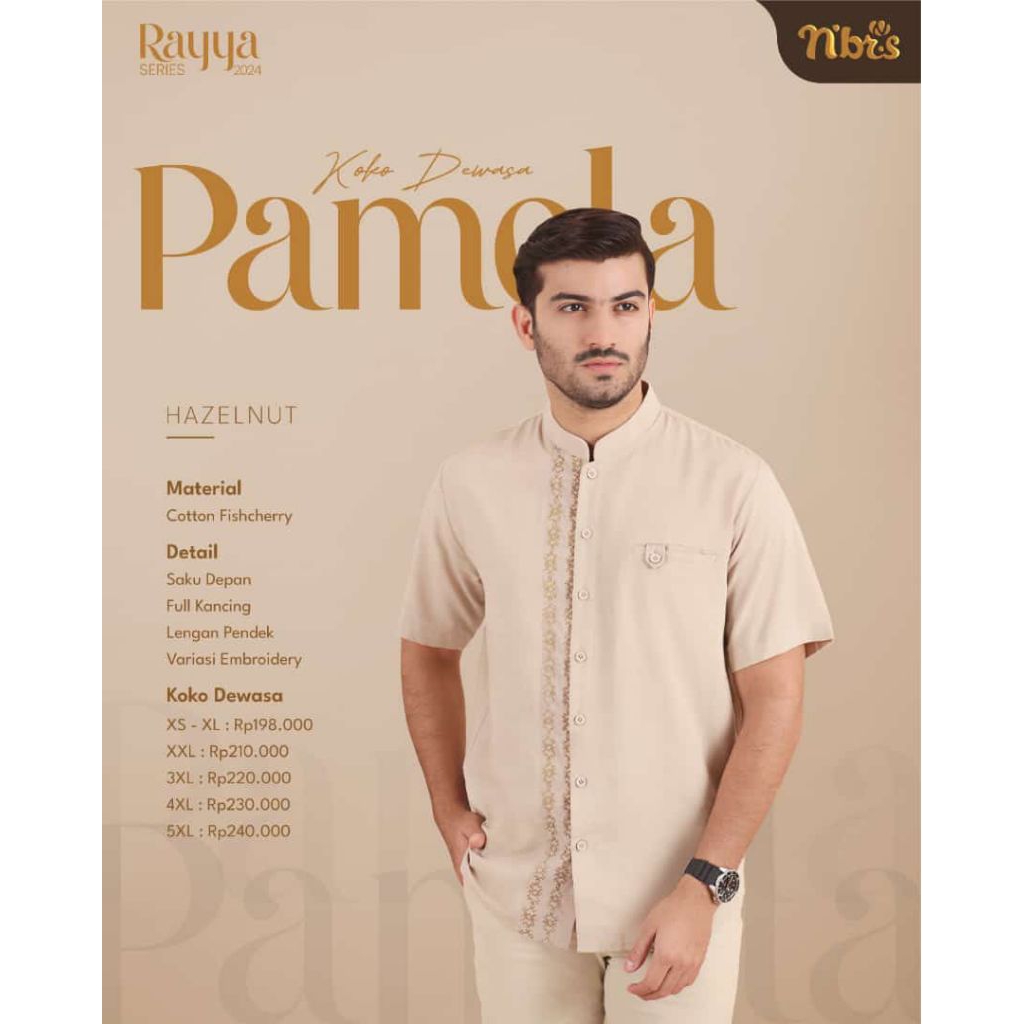 koko pamela nibras || koko nibras|| koko dewasa || koko dewasa nibras || koko tangan pendek || koko 