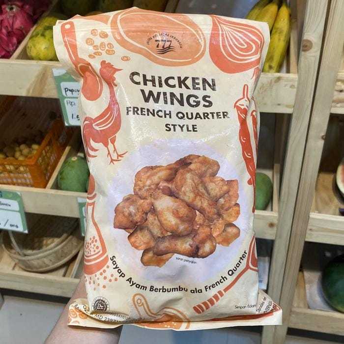 

Chicken Wings Premium (brand 777, yang dipakai Pizza Hut) 1kg