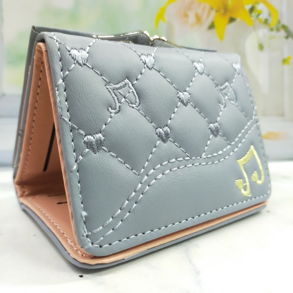 DOMPET WANITA KECIL IMPORT FOREVER YOUNG LIPAT BEHEL BANDUL