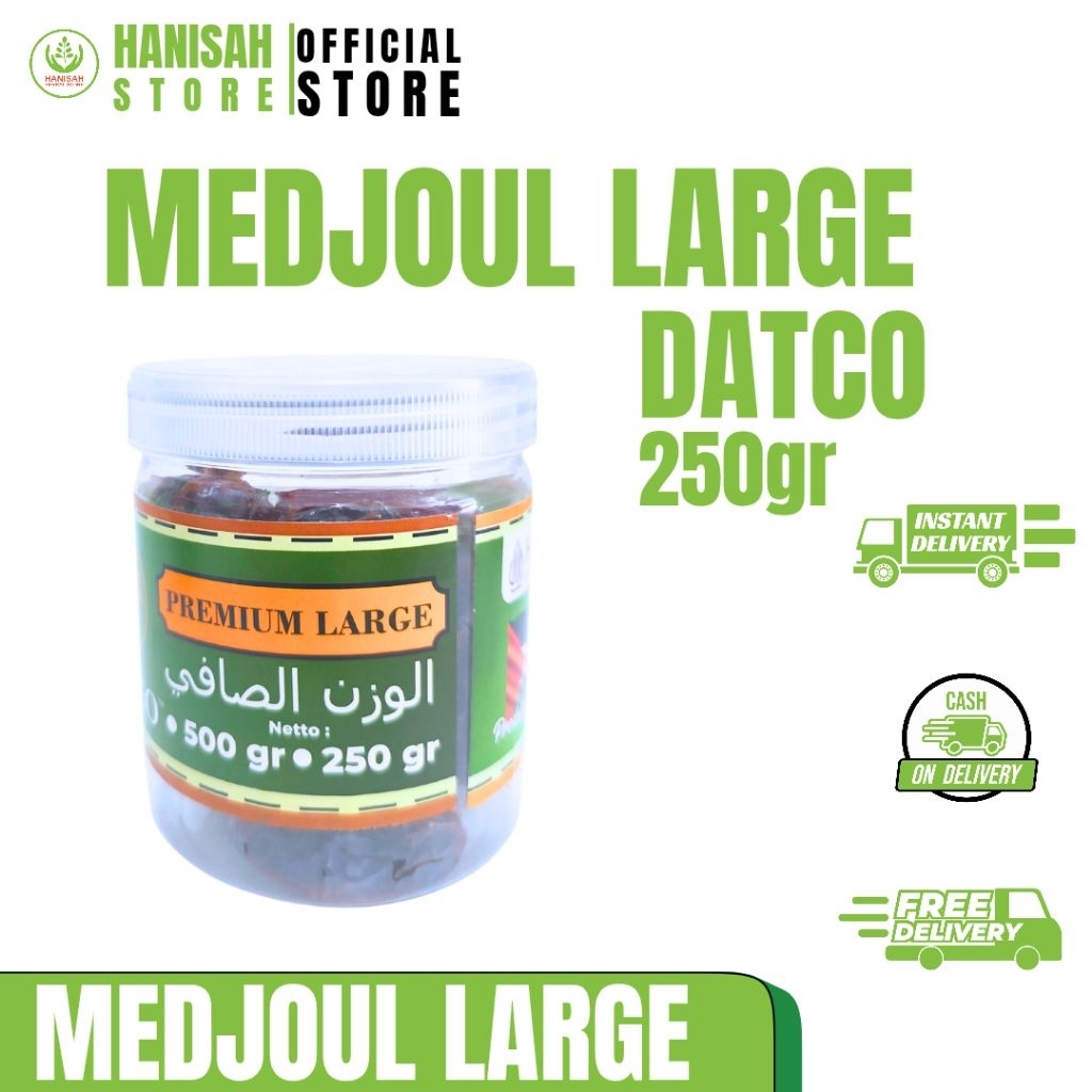 

MEDJOUL LARGE PALESTINE | Kurma Jumbo Palestina | Medjoul Toples 250gr | Hanisah Store