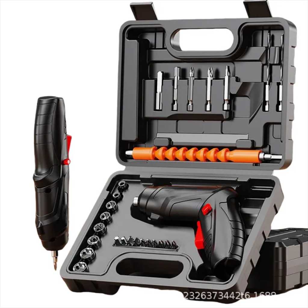 Alat Bor Listrik Lengkap Mesin Bor Baterai Mesin Bor Tembok 1 Set Bor Tangan