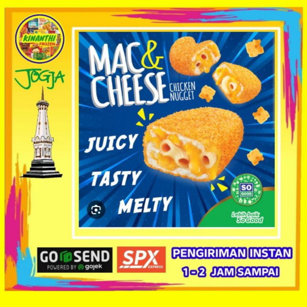 

Nugget So good mac chesee, jogja frozen