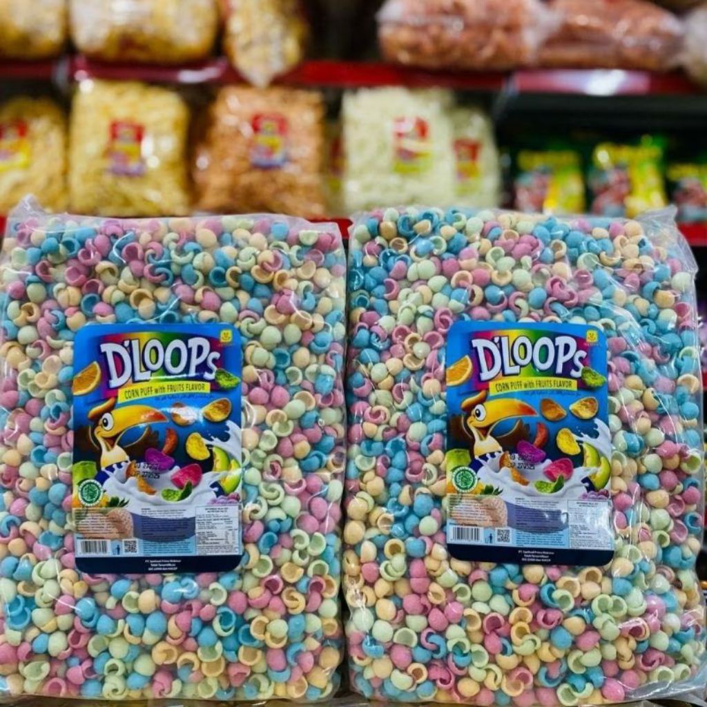 

D'loops sereal rasa buah kemasan pouch