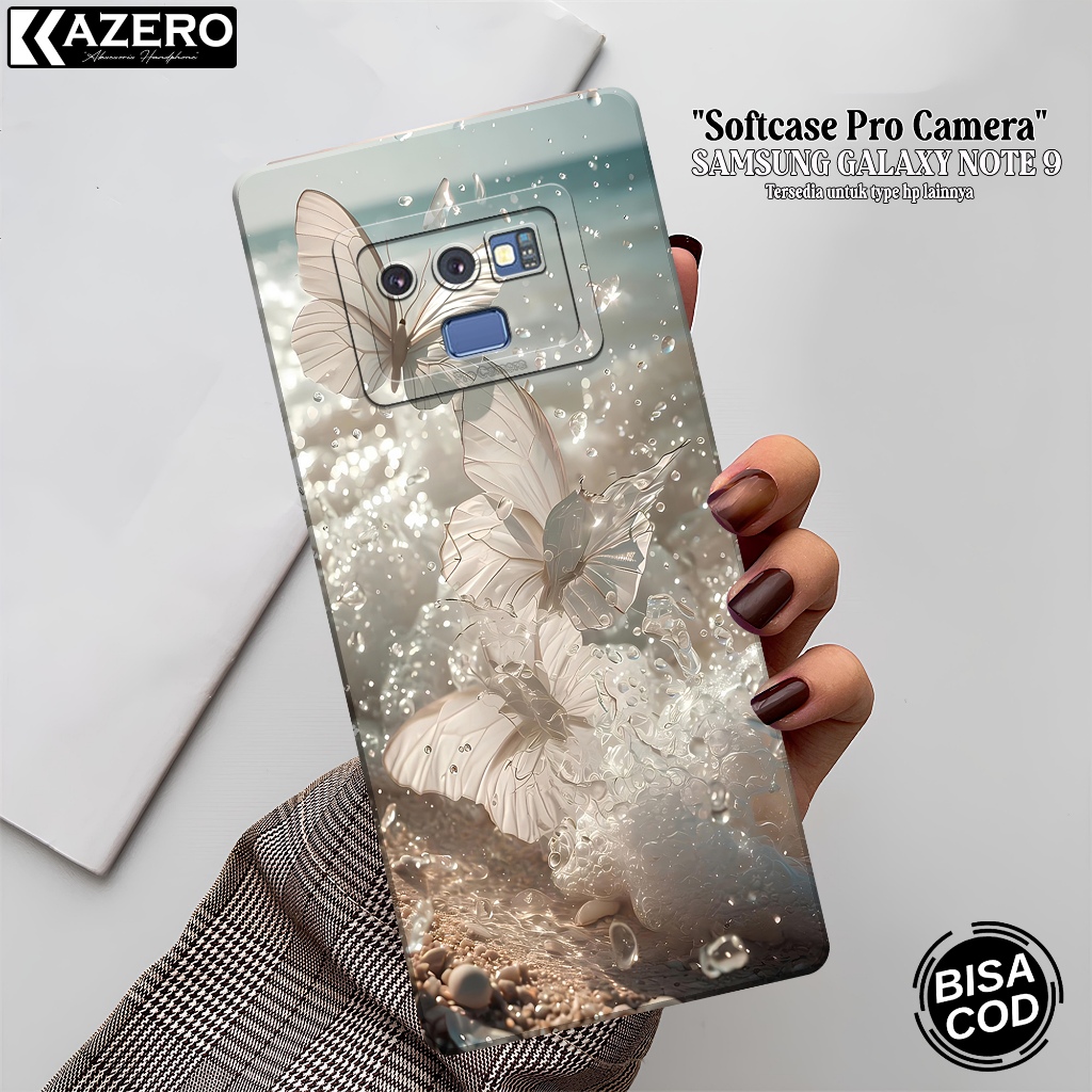 Case Hp Samsung Galaxy Note 9 - Case Kupu Kupu - Softcase Samsung Note 9 Terbaru - Casing Samsung No