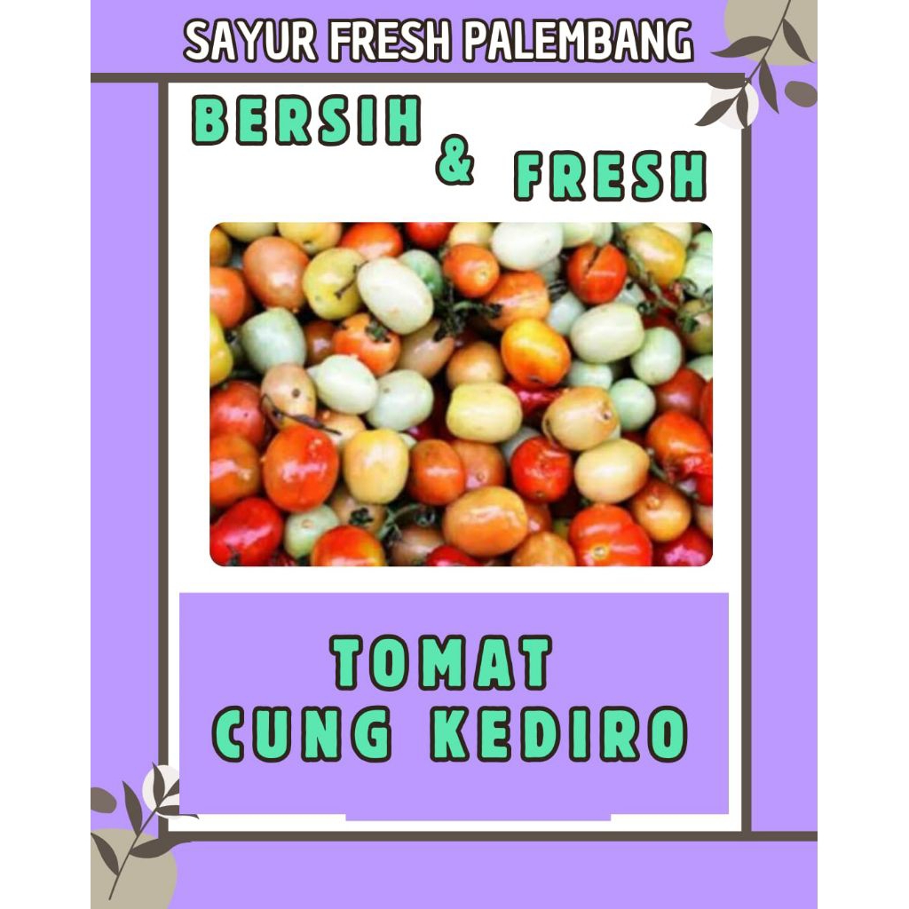 

TOMAT CUNG KEDIRO FRESH & BERSIH - PALEMBANG