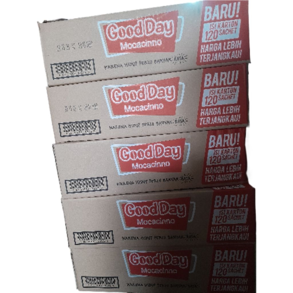 

GoodDay Mochacino renceng (1 dus isi 12 renceng x 10 sachet) berat 20 gram