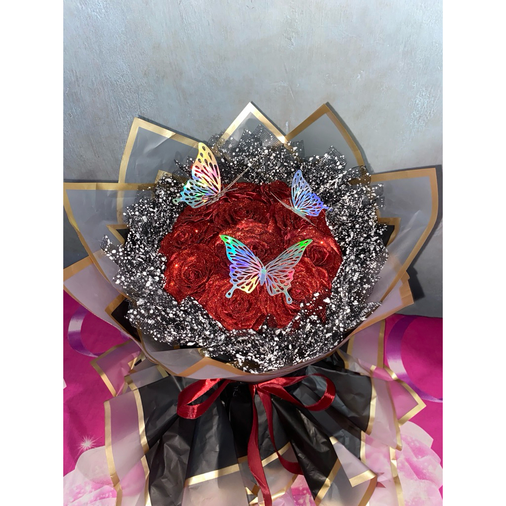 

buket pita satin