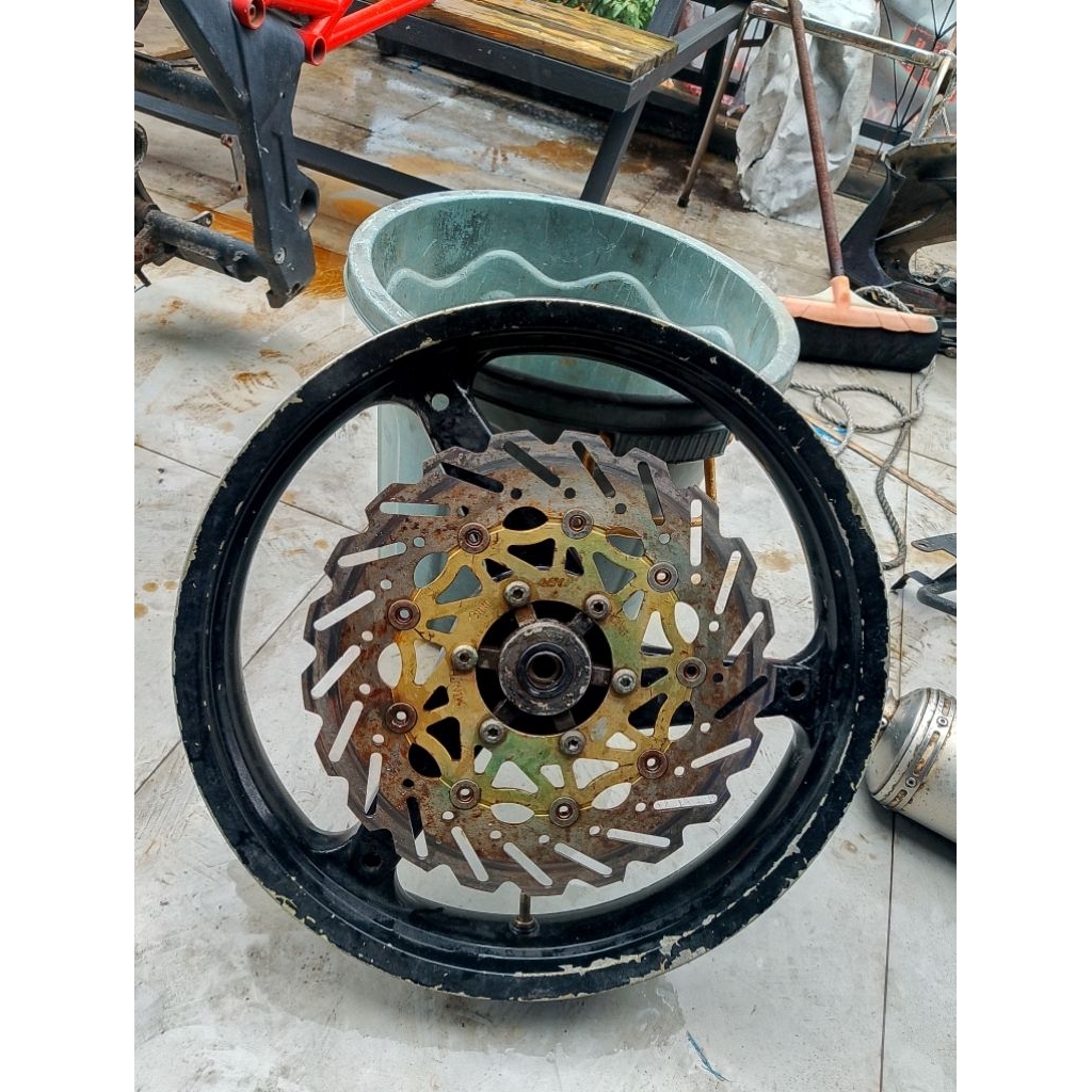 Velg Depan aja Palang 3 Merk Power R17 Buat Tiger scorpio thunder 250 gsx250 bandit Vixion byson mog