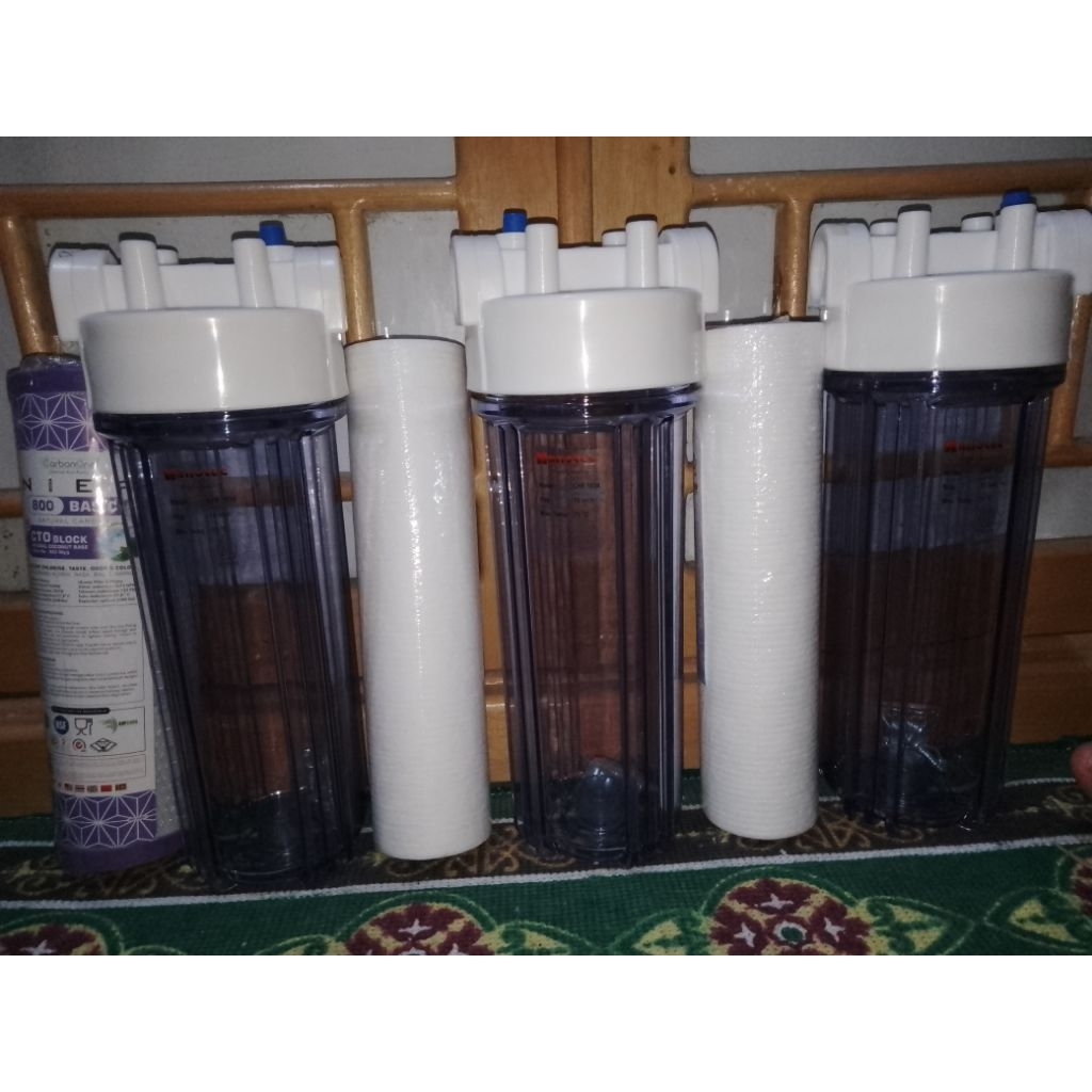 Paket 3 filter air sumur bor /pam Tabung Clear