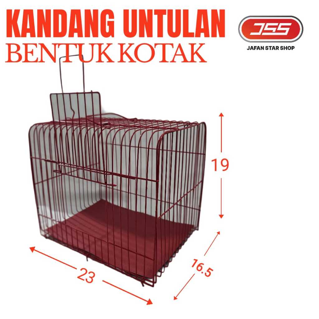KANDANG UNTULAN KOTAK  + Karpet  kandang burung Kandang anak ayam anak bebek