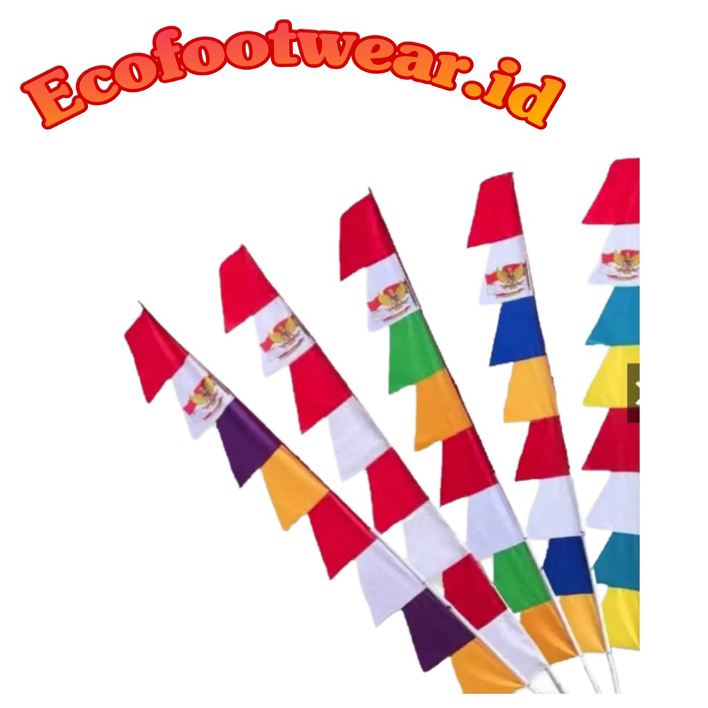 DISKON Umbul umbul warna warni panjang umbul umbul merah putih dirgahayu bendera merah putih delapan