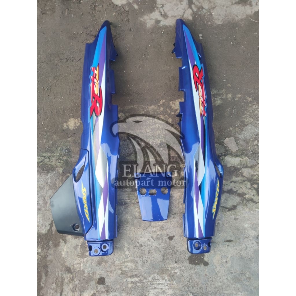 BODY BELAKANG FIZ R 1997+BOK AKI FULL BIRU PLUS SET STRIPING