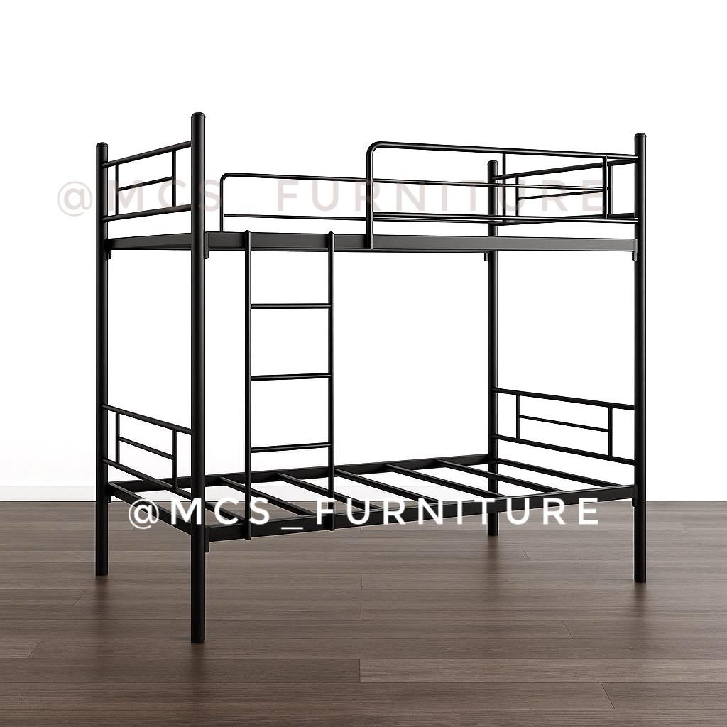 Dipan Ranjang Besi Bunk Bed Divan Springbed (Kasur Terpisah)- Mebel MCS Furniture Semarang