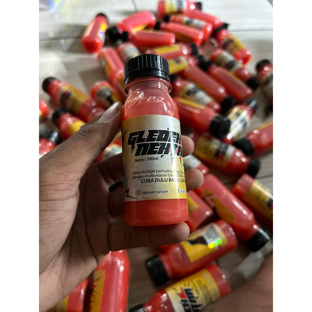 gledek nektar original 100mili pakan harian burung kolibri pakan burung sogon pakan burung konin nek