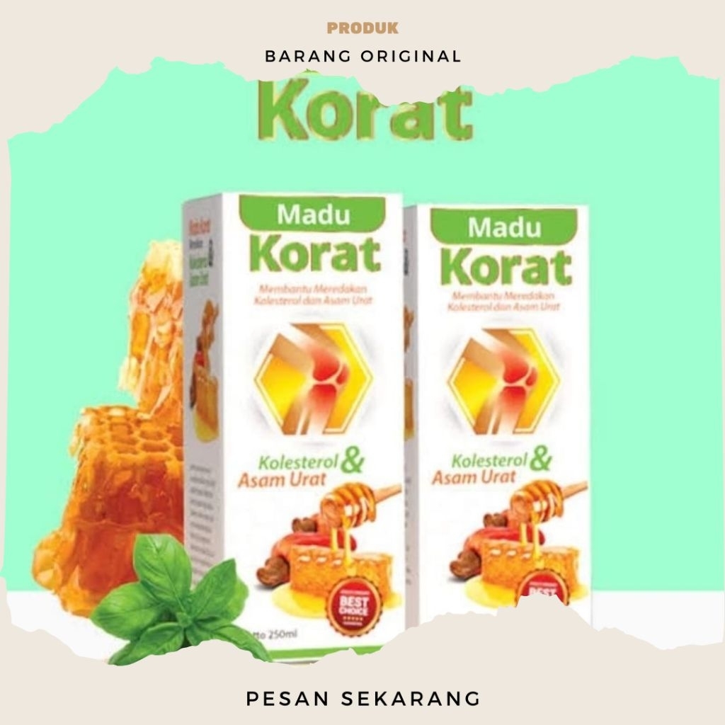 

Madu Korat Original Penurun Kolesterol Dan Asam Urat