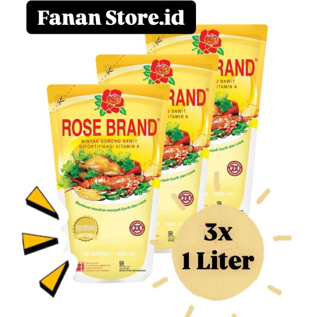 

Paket Minyak 3L Rose Brand