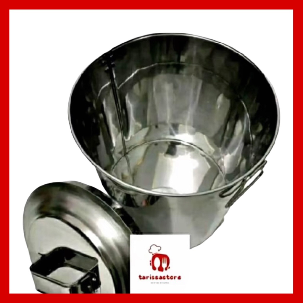 dandang bubur, air rebus, soto, bakso dll stainlis