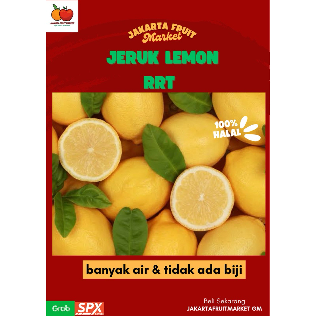 

Jeruk Lemon AUSTRALIA 900-1.000gr