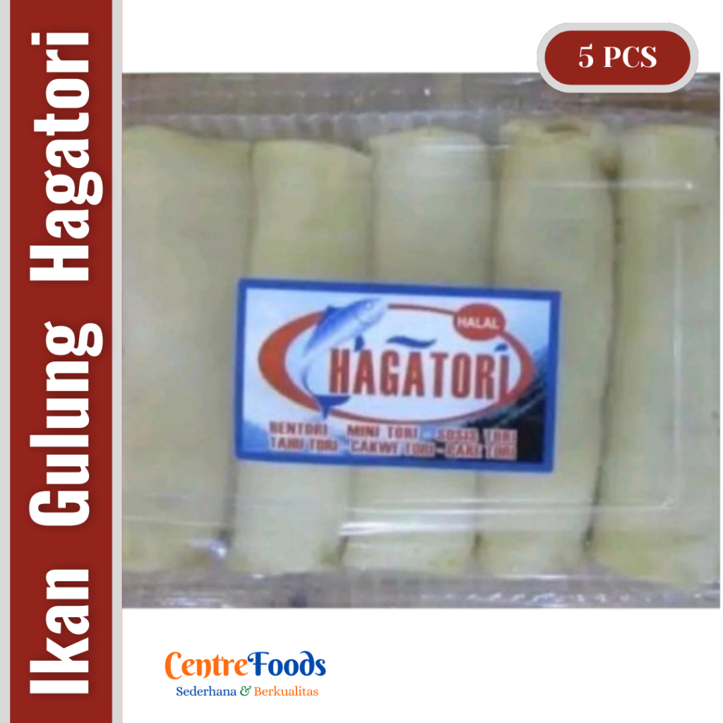 

Ikan Gulung Kulit Telor - Fish Roll HAGATORI | Isi 5 Pcs - 300gr [ Harga Per BKS ]